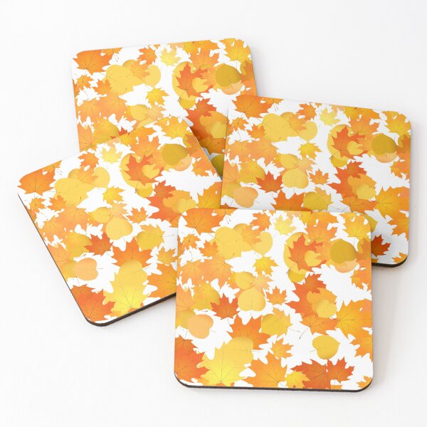Item preview, Autumn Leaves Background Patterns designed and sold by flying-flamingo.