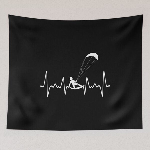 Item preview, Heartbeat Kitesurfing  designed and sold by bestshirtdesign.