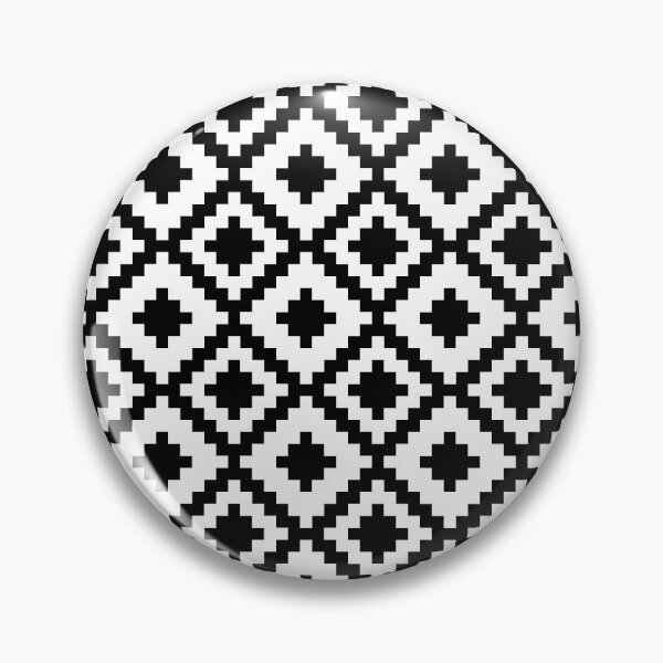Item preview, Black and White Aztec Pattern designed and sold by ZANGRAM.