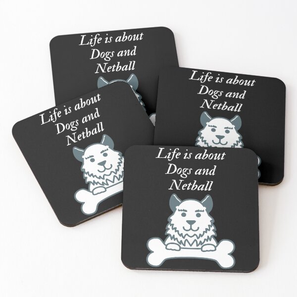Item preview, Life is about dogs and netball designed and sold by SnowballStep.