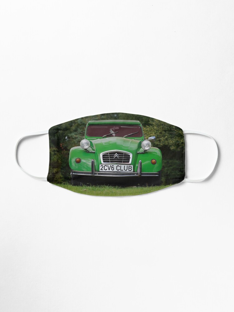 Alternative Ansicht von 2CV6 Club Ente Deux Chevaux Sausssente grün Maske