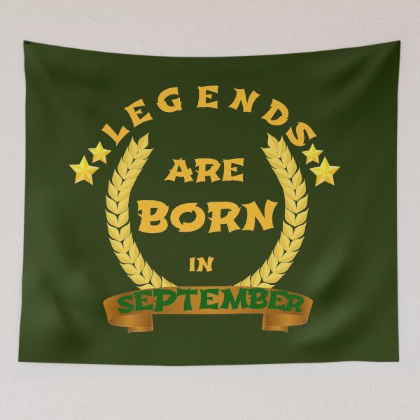 Item preview, Legends are born in September designed and sold by RueChiedza.