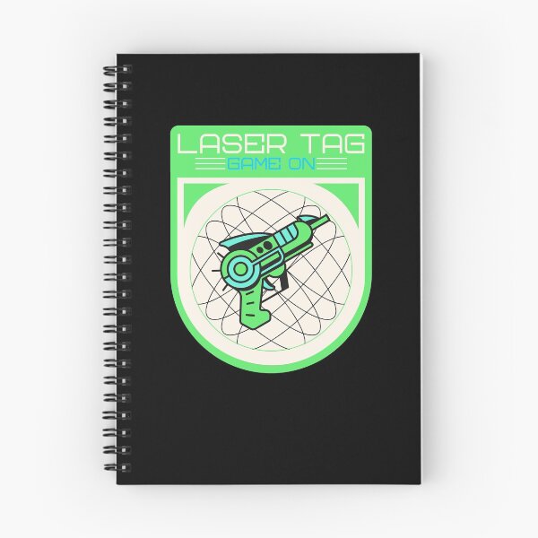 Item preview, Laser Tag Game On Emblem Raygun Green designed and sold by jacks-tees.