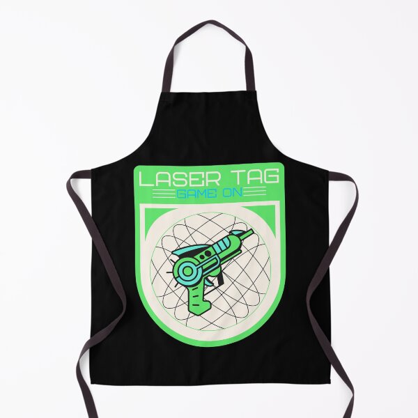 Item preview, Laser Tag Game On Emblem Raygun Green designed and sold by jacks-tees.
