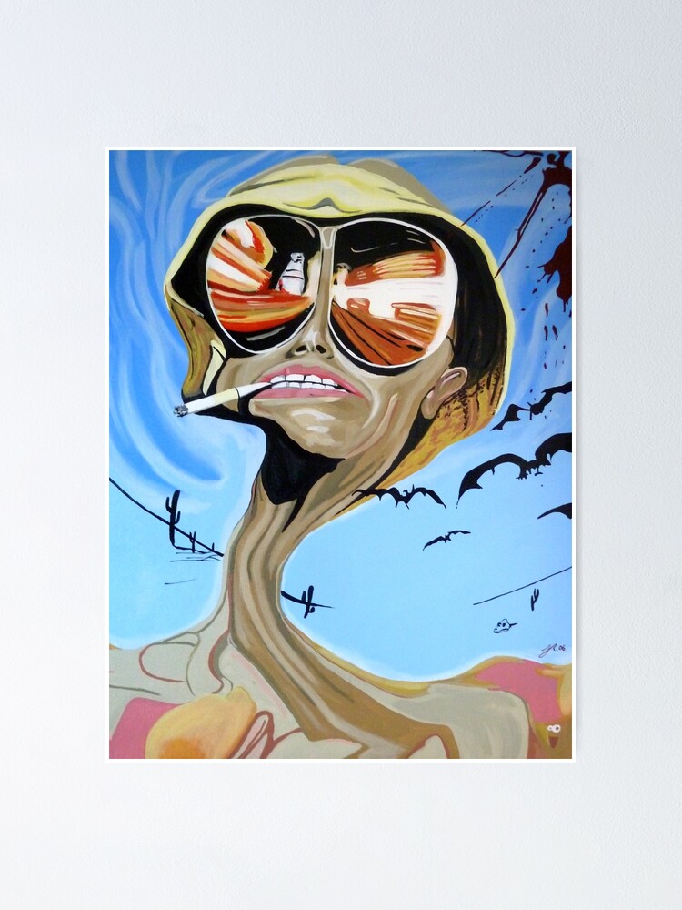 Fear and Loathing in Las Vegas Movie Home Office Canvas Art ~ 5 Sizes To Choose