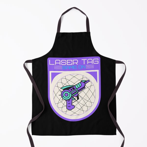 Item preview, Laser Tag Game On Emblem Raygun Purple designed and sold by jacks-tees.