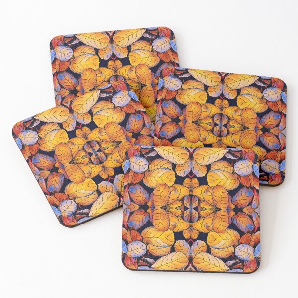 Item preview, Golden Autumn Leaves Pattern designed and sold by MoonsmileProd.