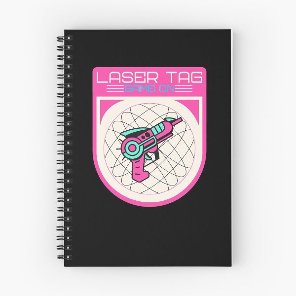 Item preview, Laser Tag Game On Emblem Raygun Pink designed and sold by jacks-tees.