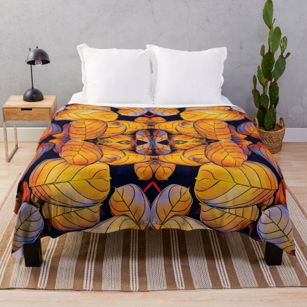 Item preview, Golden Autumn Leaves Pattern designed and sold by MoonsmileProd.