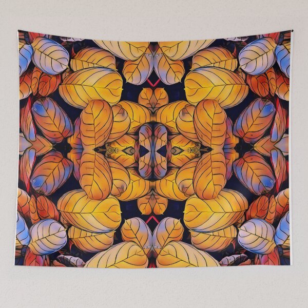 Item preview, Golden Autumn Leaves Pattern designed and sold by MoonsmileProd.