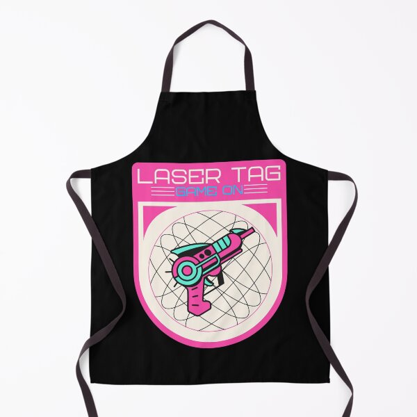 Item preview, Laser Tag Game On Emblem Raygun Pink designed and sold by jacks-tees.