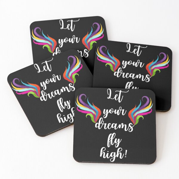 Item preview, Let your dreams fly high typography designed and sold by StarlightTales.