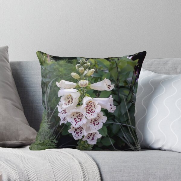 Item preview, White foxglove Digitalis purpurea White flowers Garden plants designed and sold by Tanja Dianova.