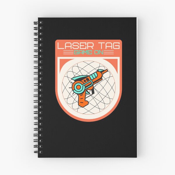 Item preview, Laser Tag Game On Emblem Raygun Orange designed and sold by jacks-tees.