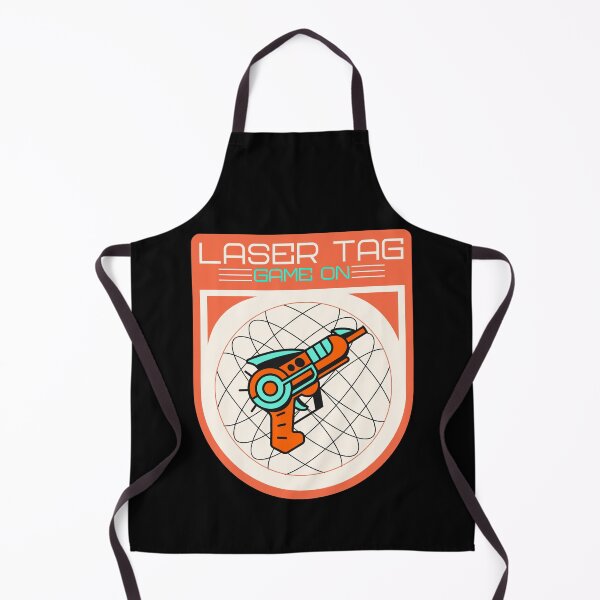 Item preview, Laser Tag Game On Emblem Raygun Orange designed and sold by jacks-tees.