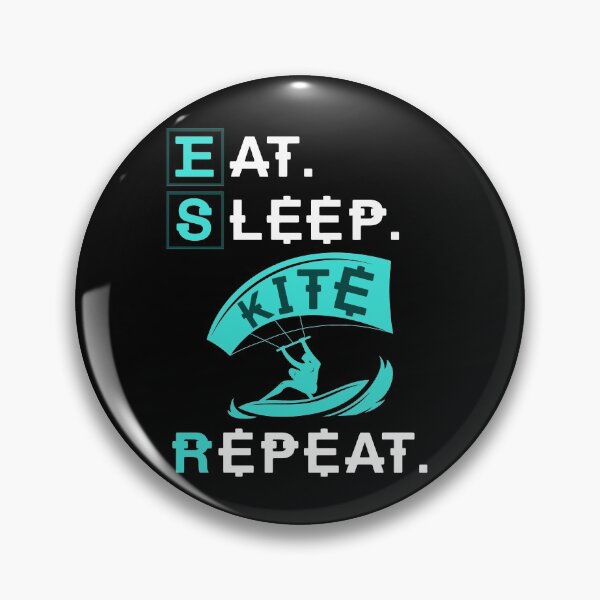 Item preview, Eat Sleep Kite Repeat Kitesurfing designed and sold by bestshirtdesign.