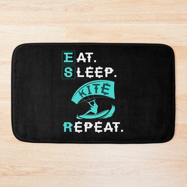 Item preview, Eat Sleep Kite Repeat Kitesurfing designed and sold by bestshirtdesign.