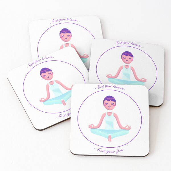 Item preview, Find your balance find your flow designed and sold by Hanin-Apparel.