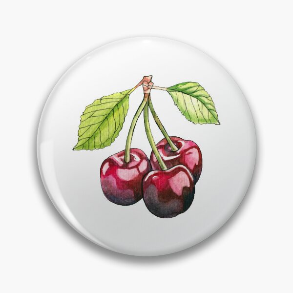 Artikelvorschau, Kirschfrucht - Aquarellillustration entworfen und verkauft von AquarellChill.