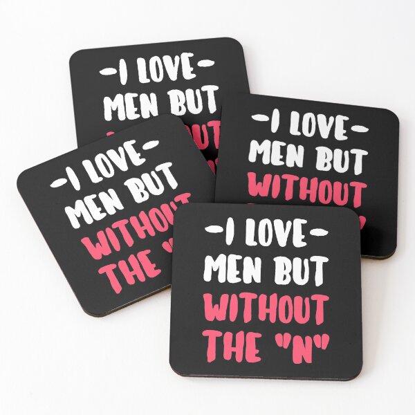 Item preview, I Love Men But Without The N - I Love Me designed and sold by T-shirt For You.