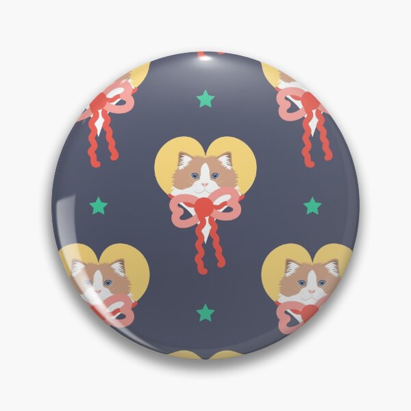 Item preview, Ragdoll Cat and Ribbon Bow designed and sold by lulululupaint.