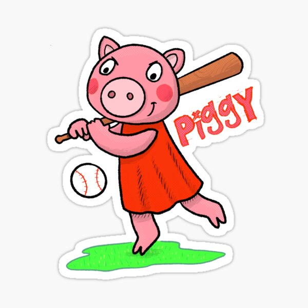 Mr Pig Stickers Redbubble - fabby roblox