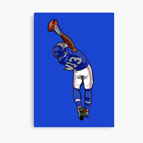 Women's Majestic Odell Beckham Jr Royal New York Giants Draft Him