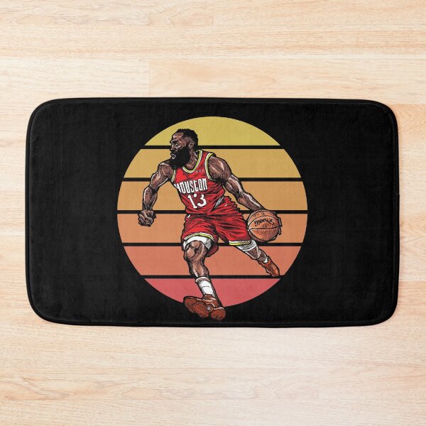 Item preview, James Harden Illustration With Retro Sunset designed and sold by COURT-VISION.