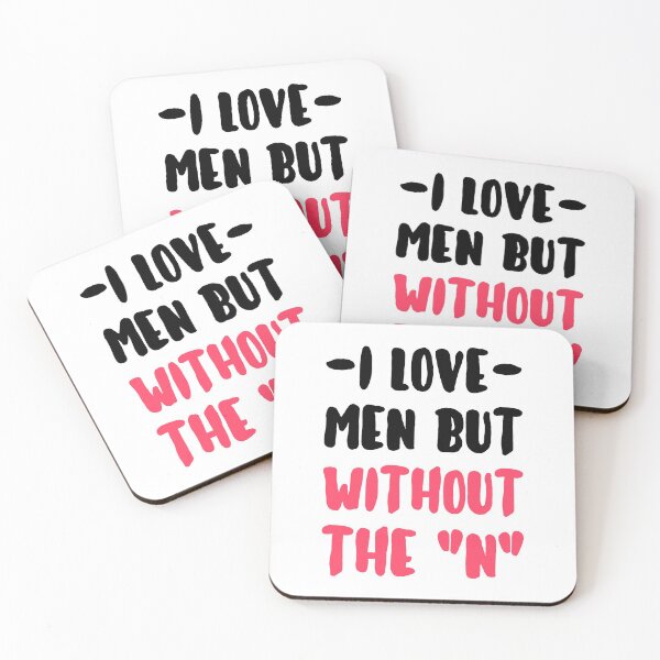 Item preview, I Love Men But Without The N - I Love Me designed and sold by T-shirt For You.
