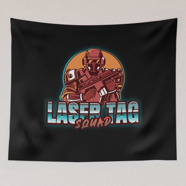 Item preview, Laser Tag Squad Futuristic Sunset designed and sold by jacks-tees.