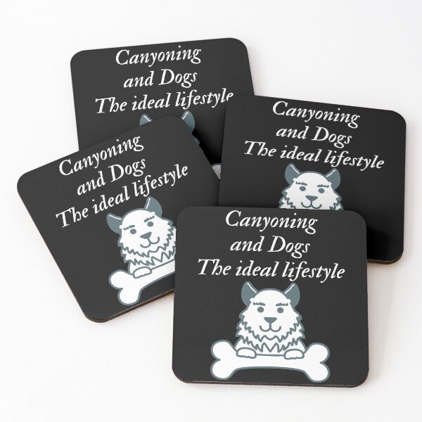 Item preview, canyoning and dogs lifestyle designed and sold by SnowballStep.