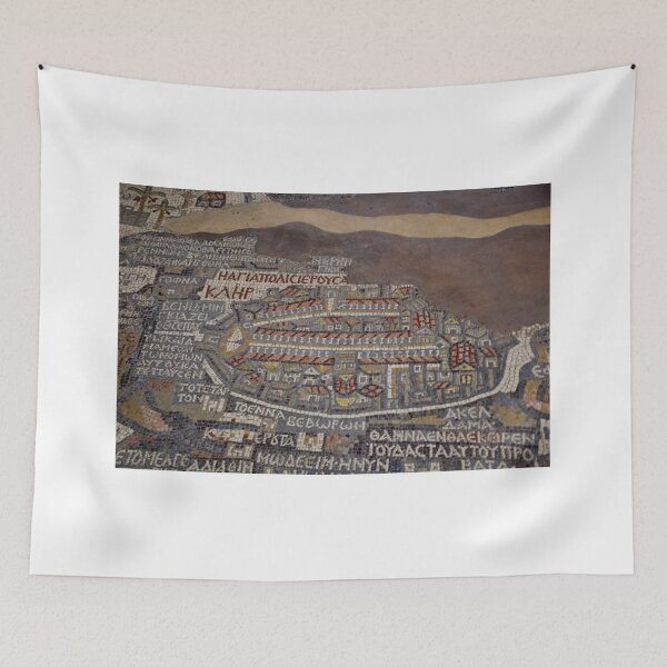 Item preview, Jerusalem in Madaba Mosaic, Jordan designed and sold by israelagency.