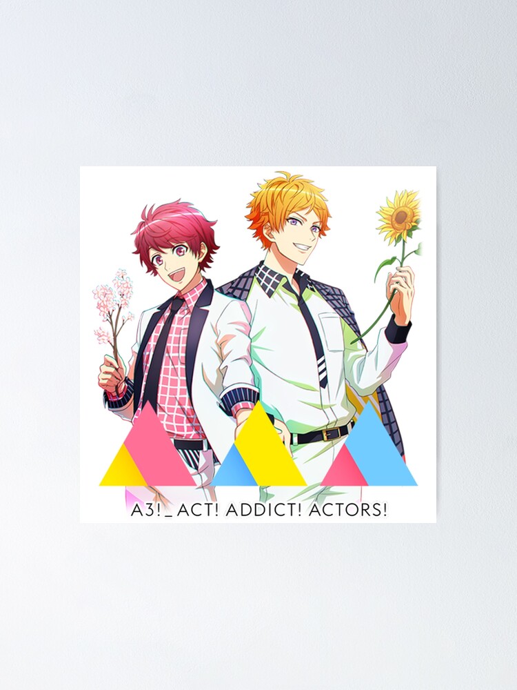 A3 Act Addict Actors Logo Poster By Shadowbolt Redbubble