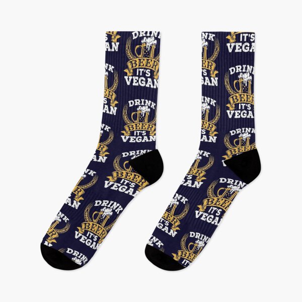 Item preview, Drink Beer It's Vegan designed and sold by jaygo.