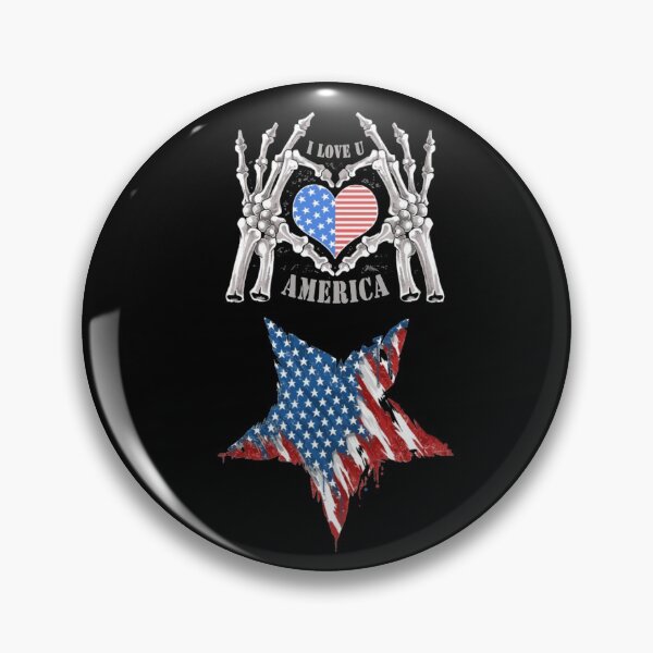 Item preview, I Love U America Inverted Reverse Star Style designed and sold by darknessjeff86.