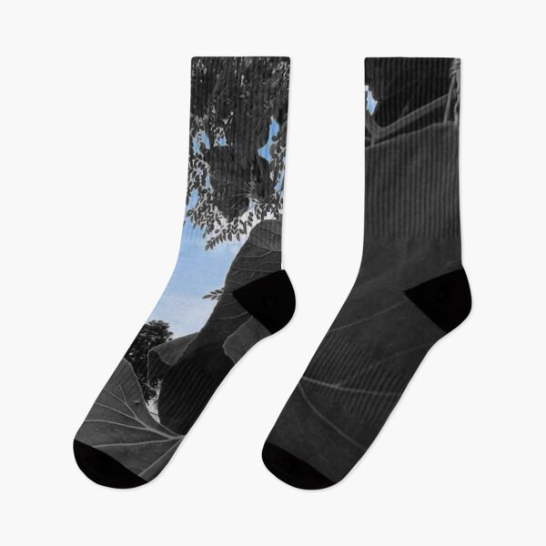 Item preview, Black and White Leaf Under Blue Sky designed and sold by Indra Agrawal.