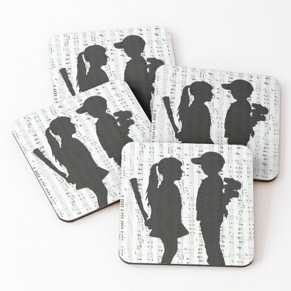 Item preview, Boy Meets Girl-Banksy Art Graffiti designed and sold by IvonDesign.