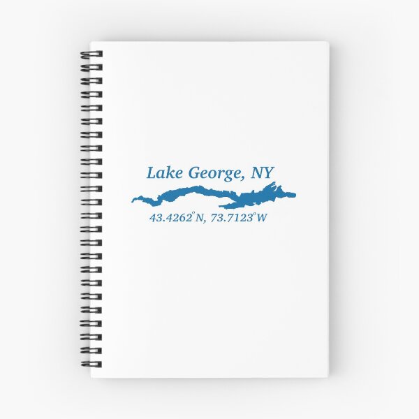 Item preview, coordenadas del lago azul george designed and sold by BadluckDesigns.