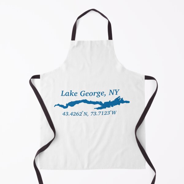 Item preview, blue lake george coordinates designed and sold by BadluckDesigns.
