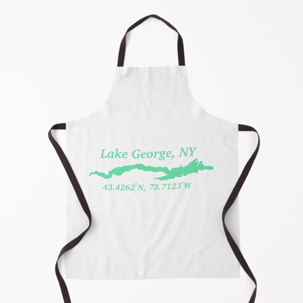 Item preview, green lake george coordinates designed and sold by BadluckDesigns.