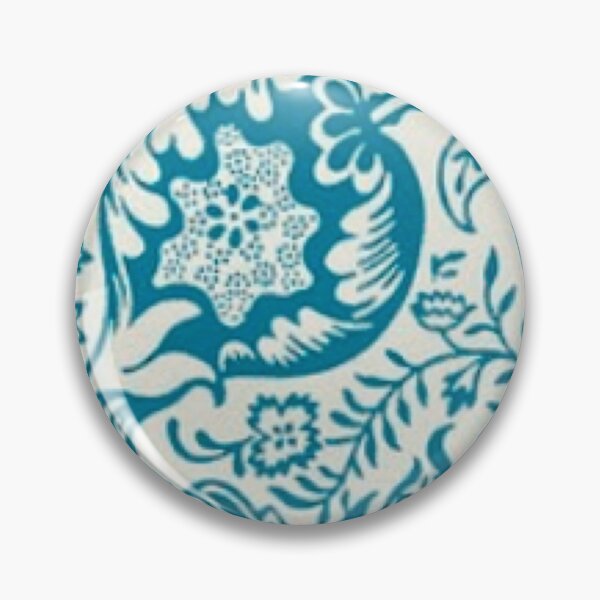 Item preview, Teal 1880’s floral pattern designed and sold by Hvll1116.