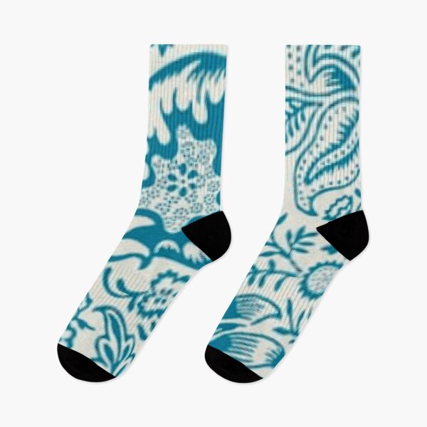 Item preview, Teal 1880’s floral pattern designed and sold by Hvll1116.