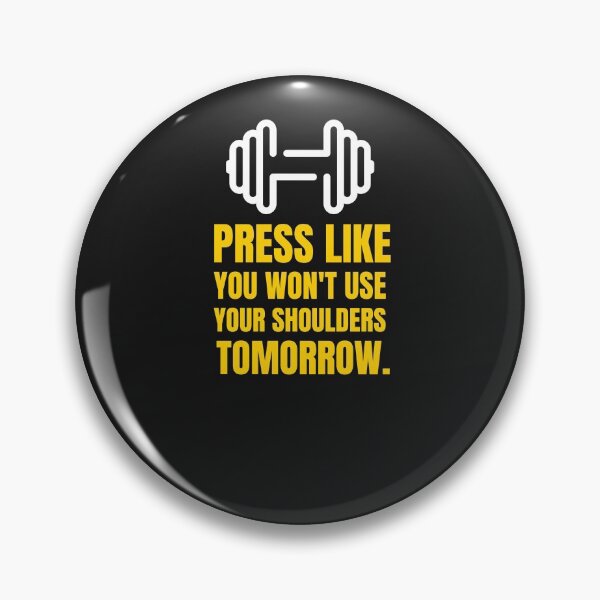 Item preview, Fitness Press Inspirational Funny Saying designed and sold by Panther-.