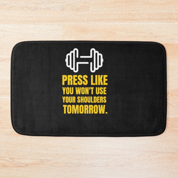 Item preview, Fitness Press Inspirational Funny Saying designed and sold by Panther-.