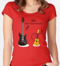 Uke, ich bin dein Vater! Tailliertes Rundhals-Shirt
