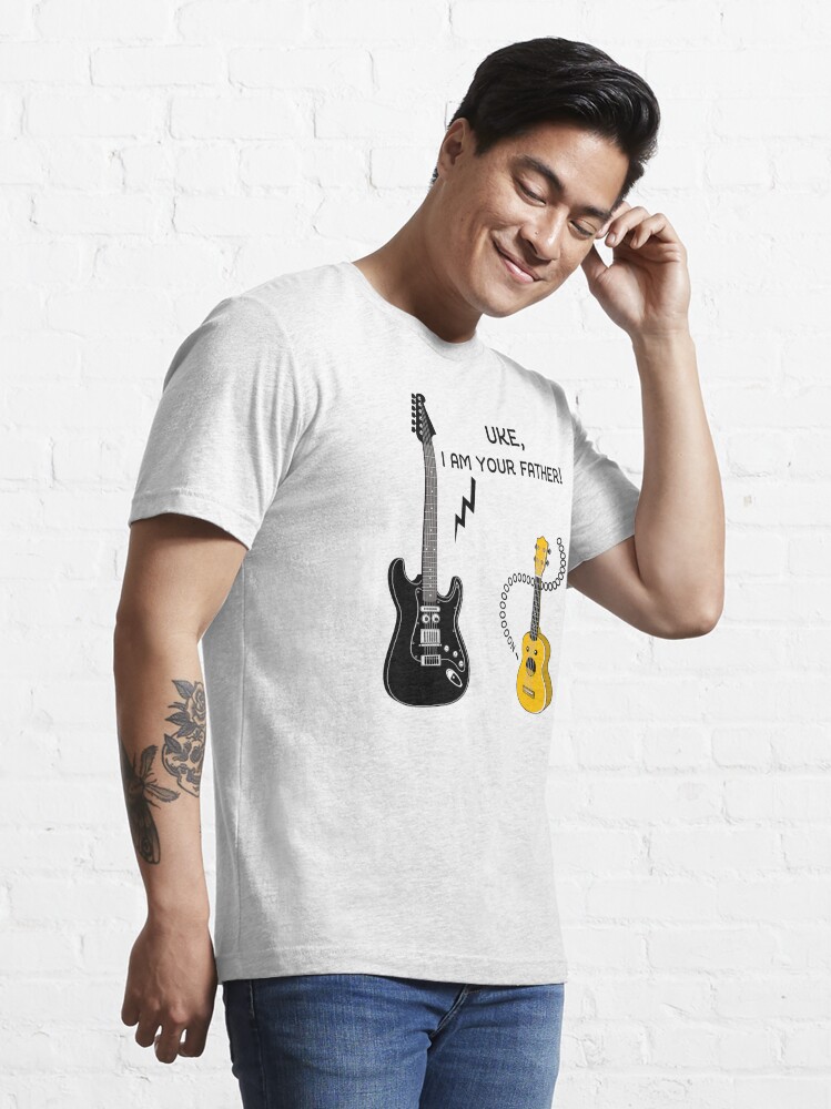I Am Your Father Geek Style Tshirt Funny Ukulele Guitar T-Shirt