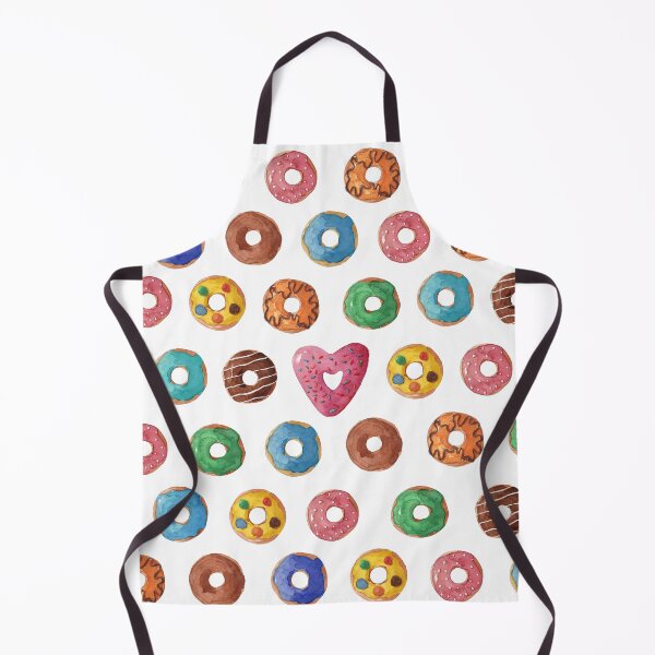 Item preview, Colorful watercolor donuts designed and sold by IevaLiART.
