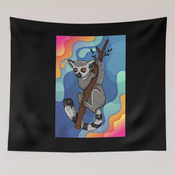 Item preview, Madagascar Lemur  designed and sold by bestshirtdesign.