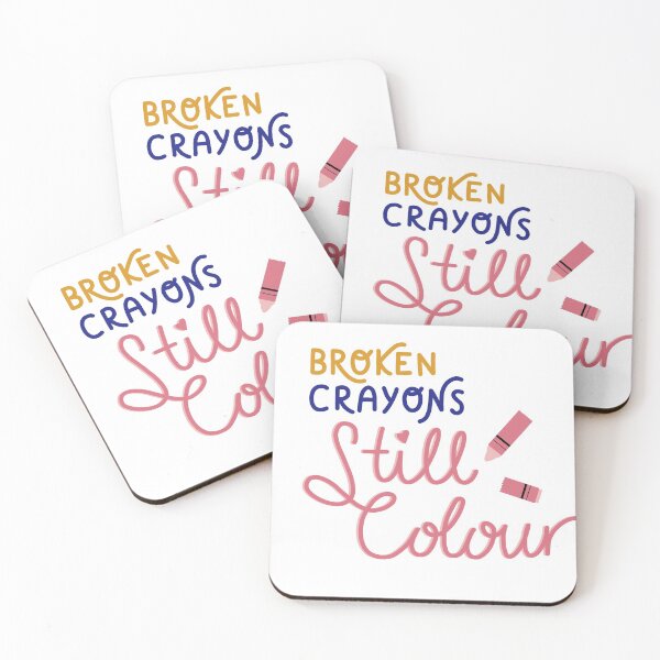 Item preview, broken crayons still colour (pink crayon) designed and sold by Narniax.