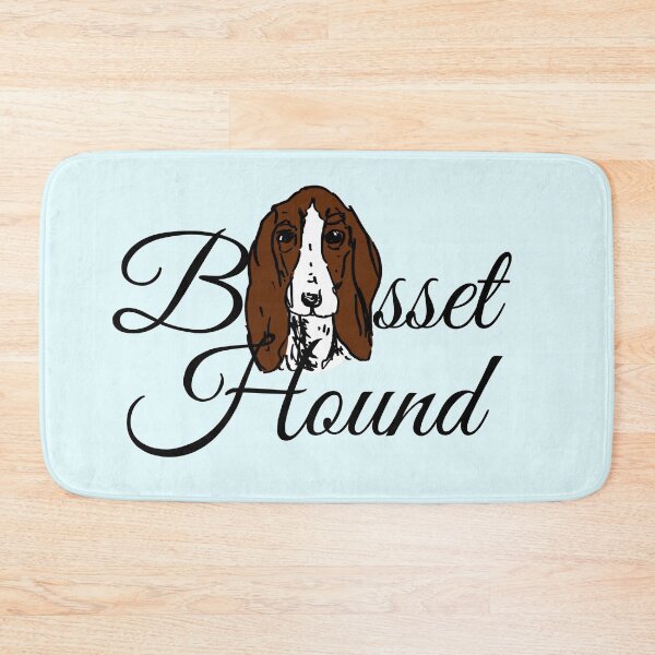 Artikelvorschau, Basset Hound kursiv entworfen und verkauft von NinaBetterNot.